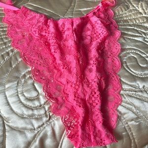 Victoria’s Secret lace pink panties